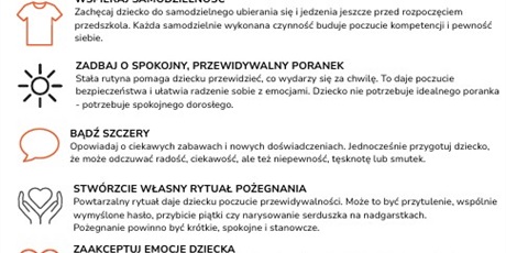 Powiększ grafikę: JAK WSPOMÓC DZIECKO W PROCESIE ADAPTACJI DO PRZEDSZKOLA